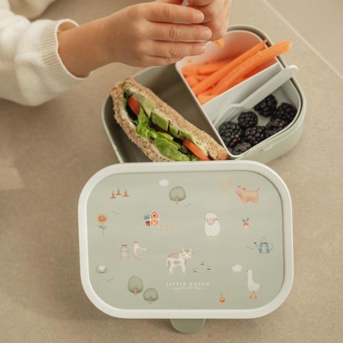Lunchbox - Green - Little Farm  Lunchbox - Green - Little Farm