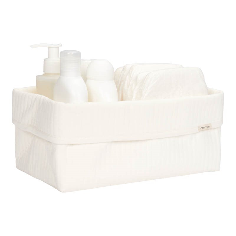 Large storage basket Pure Soft White  Large storage basket Pure Soft White