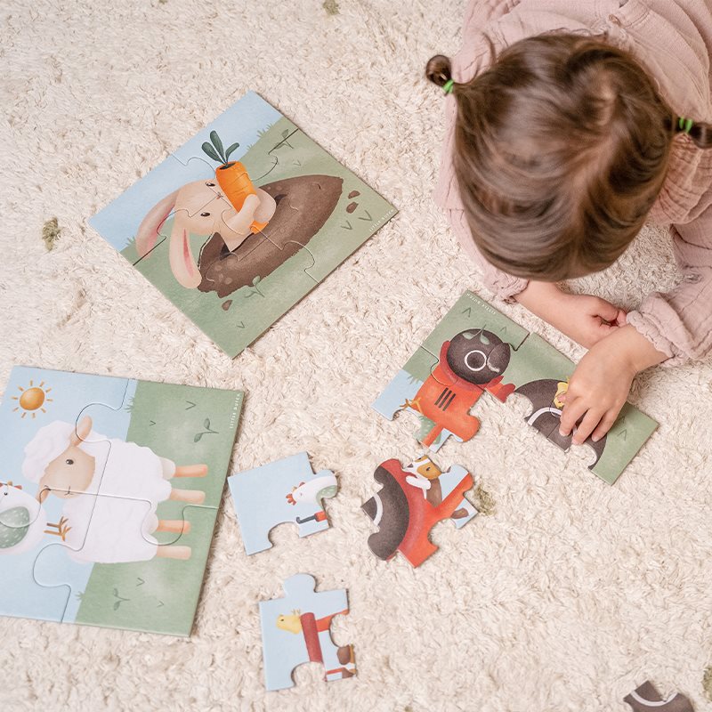 4 in 1 puzzle Little Farm  4 in 1 puzzle Little Farm