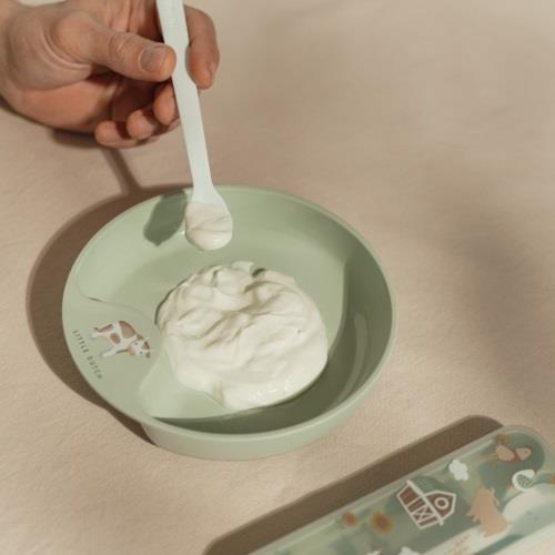 Set baby tableware - Green - Little Farm  Set baby tableware - Green - Little Farm