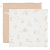Mullwindeln Set Hydrophil Baby Bunny / Beige