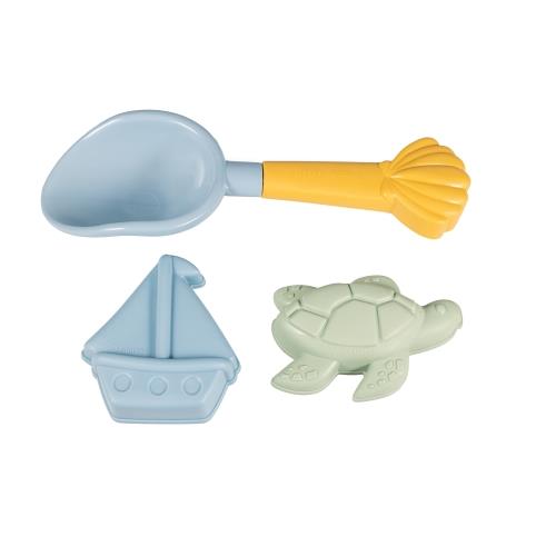 Strandset Schaufel und Sandformen Sailors Bay  Strandset Schaufel und Sandformen Sailors Bay