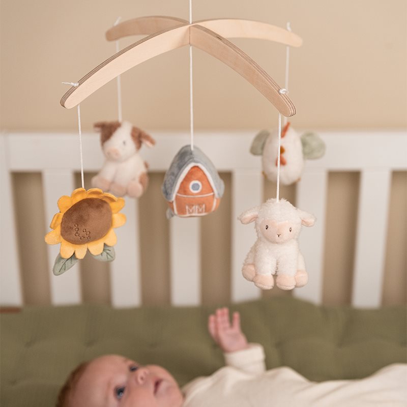 Little Dutch Wooden music mobile Little Farm  Little Dutch Wooden music mobile Little Farm