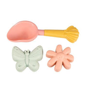 Strandset Schaufel und Sandformen Flowers & Butterflies
