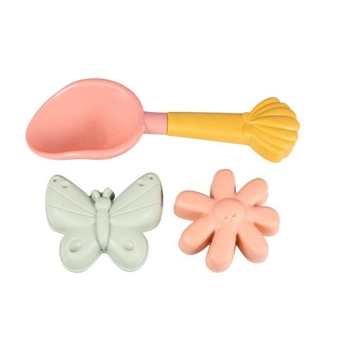 Strandset Schaufel und Sandformen Flowers & Butterflies  Strandset Schaufel und Sandformen Flowers & Butterflies