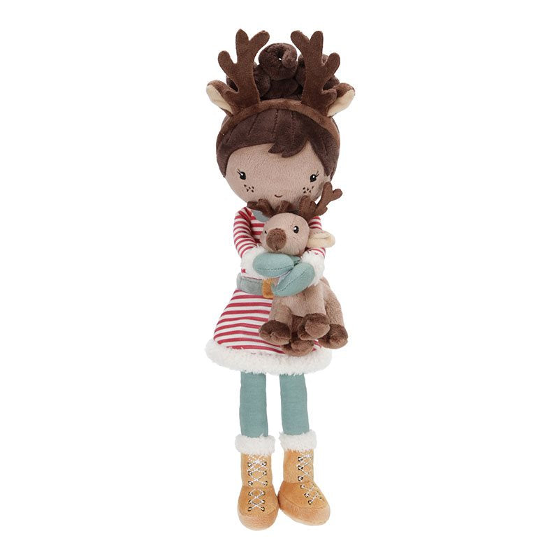 Knuffelpop kerst Evi 35cm Knuffelpop kerst Evi 35cm