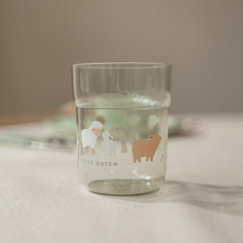 Children's glass - Green - Little Farm  Children's glass - Green - Little Farm