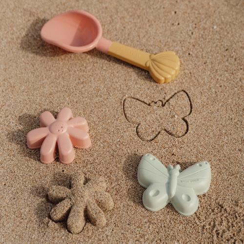 Strandset Schaufel und Sandformen Flowers & Butterflies  Strandset Schaufel und Sandformen Flowers & Butterflies