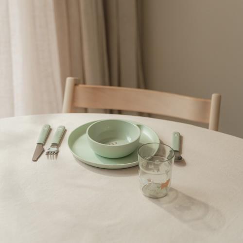 Assiette pour enfants - Vert - Little Farm  Assiette pour enfants - Vert - Little Farm