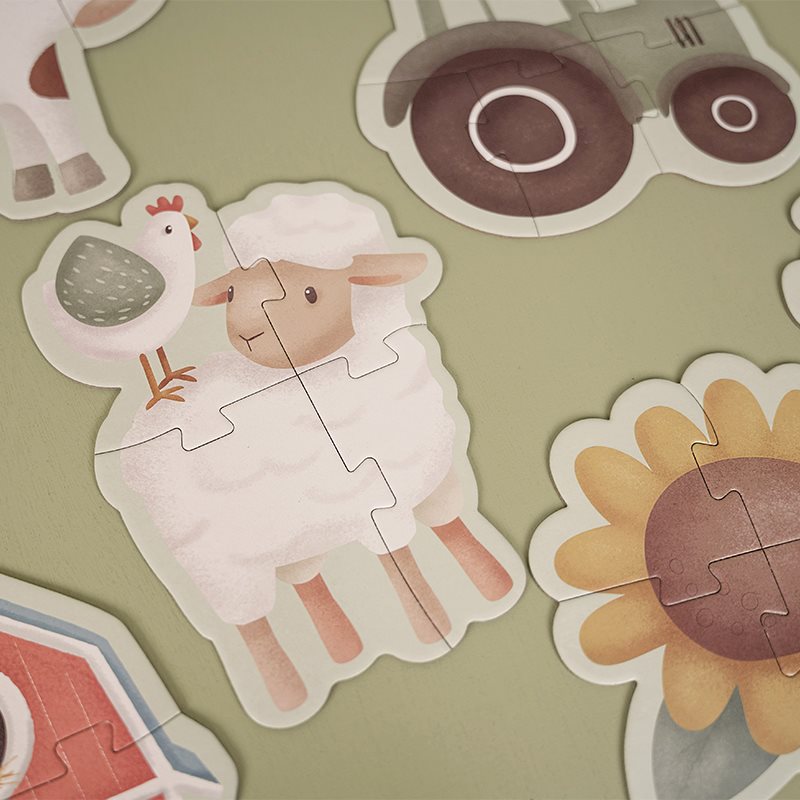 6 in 1 Puzzle Little Farm  6 in 1 Puzzle Little Farm