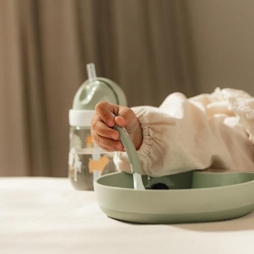 Set baby tableware - Green - Little Farm  Set baby tableware - Green - Little Farm