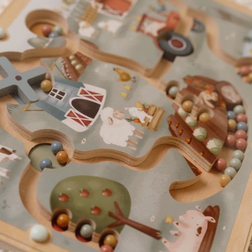 Magnetisches Labyrinth - Mehrfarbig - Little Farm  Magnetisches Labyrinth - Mehrfarbig - Little Farm