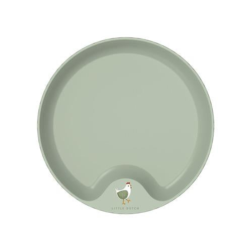 Assiette pour enfants - Vert - Little Farm  Assiette pour enfants - Vert - Little Farm