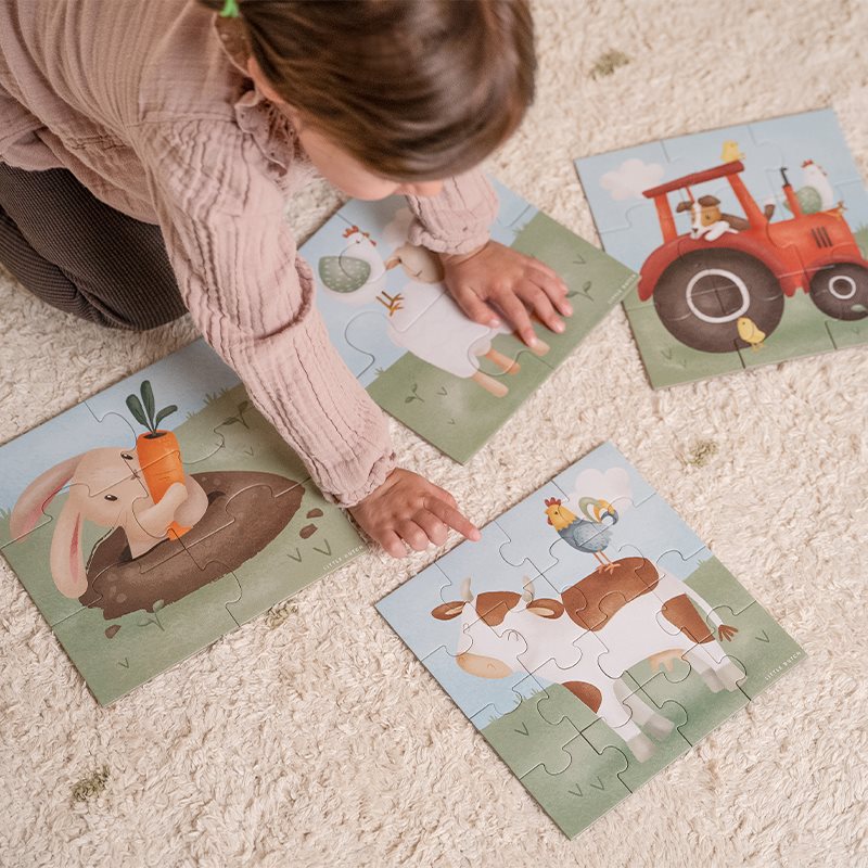 4 in 1 puzzle Little Farm  4 in 1 puzzle Little Farm