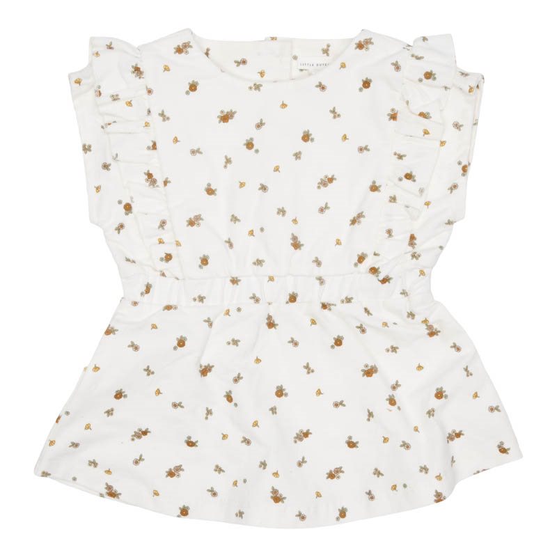 Ärmelloses Cord-Kleid White Blossom  Ärmelloses Cord-Kleid White Blossom