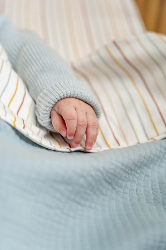 Cradle Blanket Pure Soft Blue  Cradle Blanket Pure Soft Blue