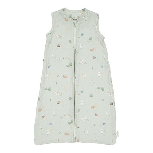 Schlafsack Sommer Hydrophil 110 cm - Grün - Little Farm  Schlafsack Sommer Hydrophil 110 cm - Grün - Little Farm