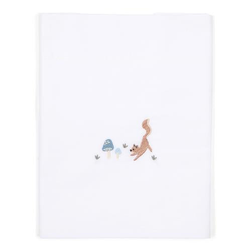 Drap de lit - Blanc - Forest Friends  Drap de lit - Blanc - Forest Friends