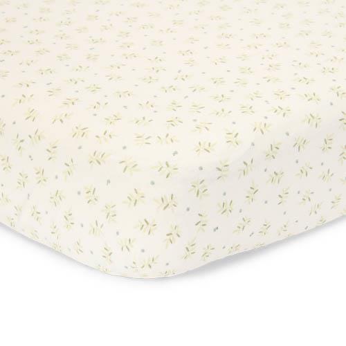 Drap-housse pour lit - Vert - Essentials - Blueberry Leaves  Drap-housse pour lit - Vert - Essentials - Blueberry Leaves