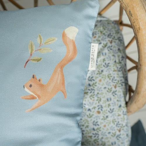 Cradle fitted sheet - Blue - Forest Friends - Forest Adventure  Cradle fitted sheet - Blue - Forest Friends - Forest Adventure