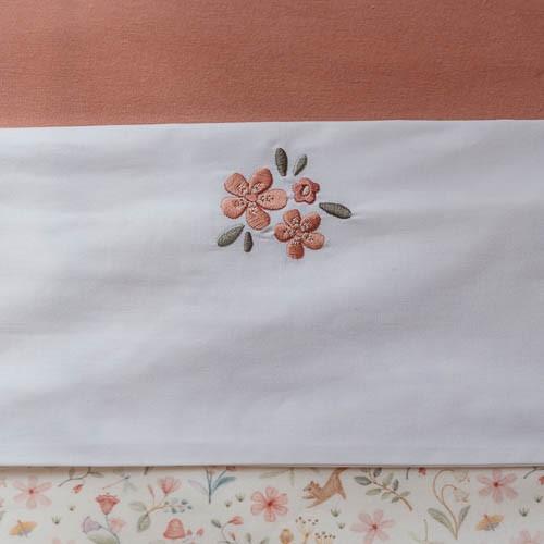 Drap de lit - Blanc - Fairy Garden - Fairy Flowers  Drap de lit - Blanc - Fairy Garden - Fairy Flowers