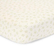 Cradle fitted sheet - Green - Essentials - Blueberry Leaves