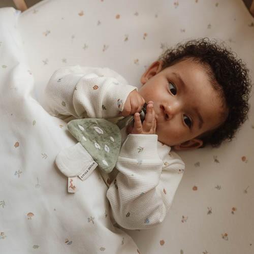 Crib Sheet - White - Forest Friends - Forest Treasures  Crib Sheet - White - Forest Friends - Forest Treasures