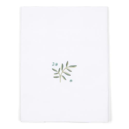 Crib sheet - Green - Essentials - Blueberry Leaves  Crib sheet - Green - Essentials - Blueberry Leaves