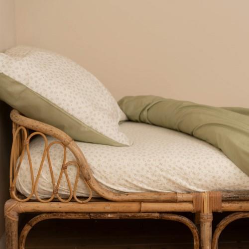 Junior Spannbettlaken - Grün - Größe Junior - Essentials - Blueberry Leaves  Junior Spannbettlaken - Grün - Größe Junior - Essentials - Blueberry Leaves