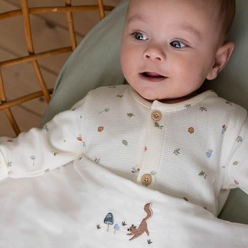 Drap de lit - Blanc - Forest Friends  Drap de lit - Blanc - Forest Friends
