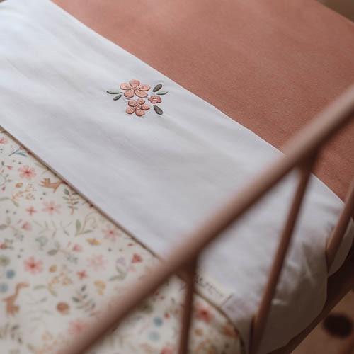 Drap de lit - Blanc - Fairy Garden - Fairy Flowers  Drap de lit - Blanc - Fairy Garden - Fairy Flowers