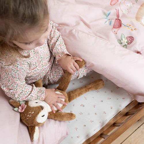 Drap-housse de berceau - Blanc - Fairy Garden - Fairy Blossom  Drap-housse de berceau - Blanc - Fairy Garden - Fairy Blossom