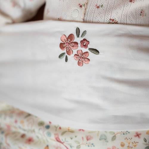Drap de lit - Blanc - Fairy Garden - Fairy Flowers  Drap de lit - Blanc - Fairy Garden - Fairy Flowers