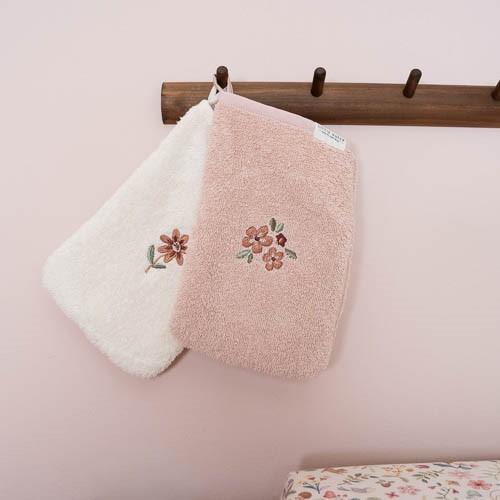 Washcloth set - Pink - Fairy Garden  Washcloth set - Pink - Fairy Garden
