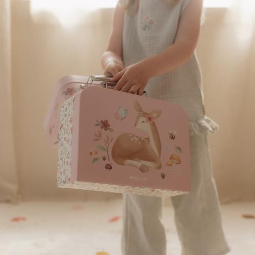 Suitcase - Pink - Fairy Garden  Suitcase - Pink - Fairy Garden