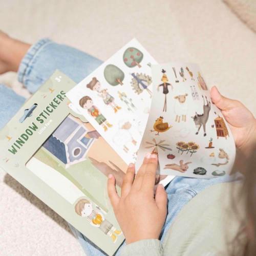 Autocollants de fenêtre Little Farm  Autocollants de fenêtre Little Farm