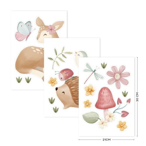 Wall stickers - Multicolored - Fairy Garden  Wall stickers - Multicolored - Fairy Garden