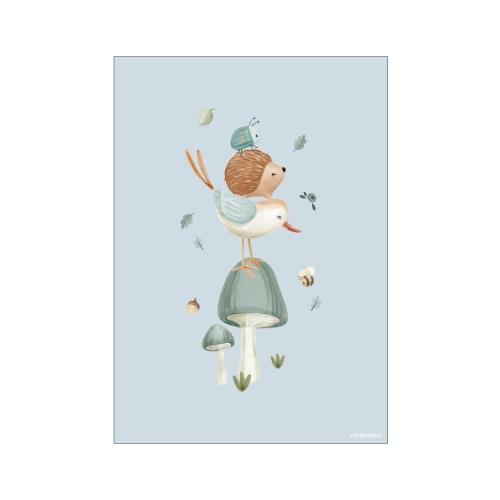 Poster - Größe A3 - Forest Friends - Waldwunder  Poster - Größe A3 - Forest Friends - Waldwunder