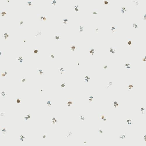 Non-woven wallpaper - Multicolored - Forest Friends - Forest Treasures  Non-woven wallpaper - Multicolored - Forest Friends - Forest Treasures