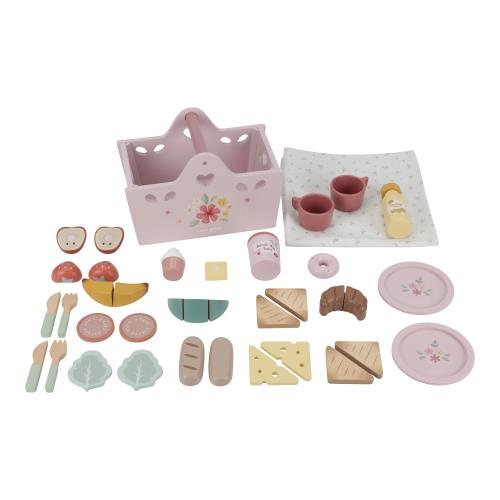 Wooden Picnic Set - Multicolored - Essentials  Wooden Picnic Set - Multicolored - Essentials