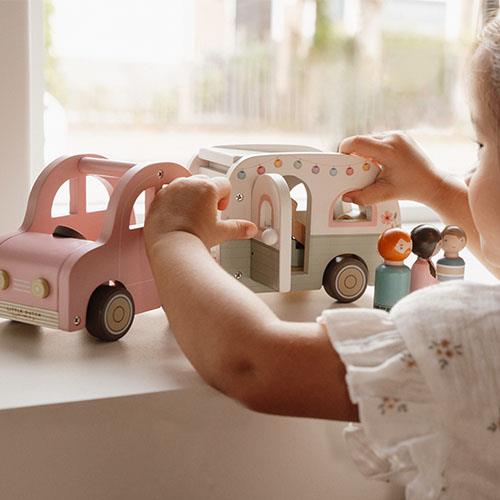 Toy car with caravan - Multicolored - Essentials  Toy car with caravan - Multicolored - Essentials