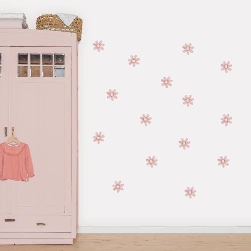 Wandaufkleber - Rosa - Fairy Garden  Wandaufkleber - Rosa - Fairy Garden