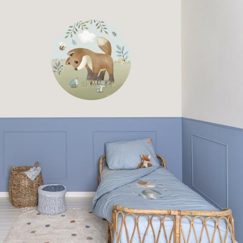 Tapetenkreis - Mehrfarbig - Forest Friends  Tapetenkreis - Mehrfarbig - Forest Friends