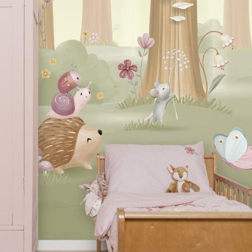 Photo wallpaper - Multicolored - Fairy Garden  Photo wallpaper - Multicolored - Fairy Garden