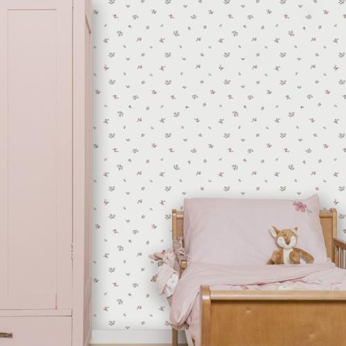 Vliesbehang - Meerkleurig - Fairy Garden - Fairy Blossom Vliesbehang - Meerkleurig - Fairy Garden - Fairy Blossom