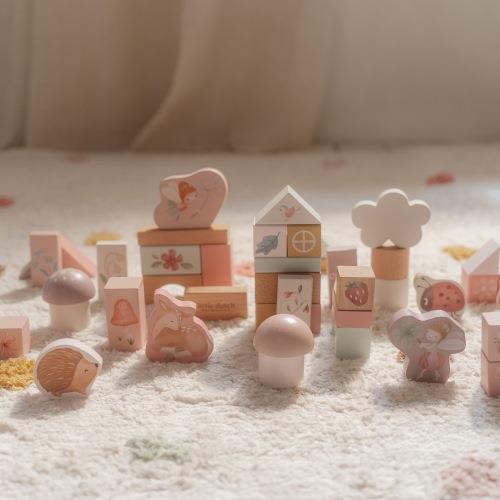 Blocs de construction - Rose - Fairy Garden  Blocs de construction - Rose - Fairy Garden