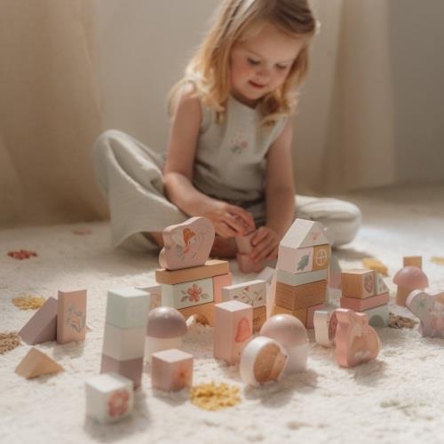 Blocs de construction - Rose - Fairy Garden  Blocs de construction - Rose - Fairy Garden
