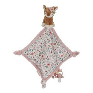 Schnuffeltuch Baby mit Print Hirsch - Rosa - Fairy Garden