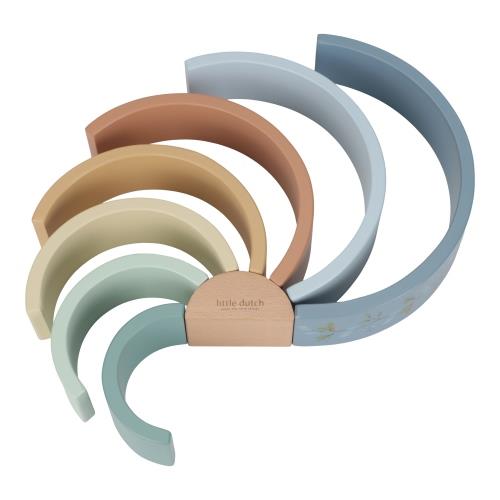 Holz Stapelregenbogen - Blau - Forest Friends  Holz Stapelregenbogen - Blau - Forest Friends