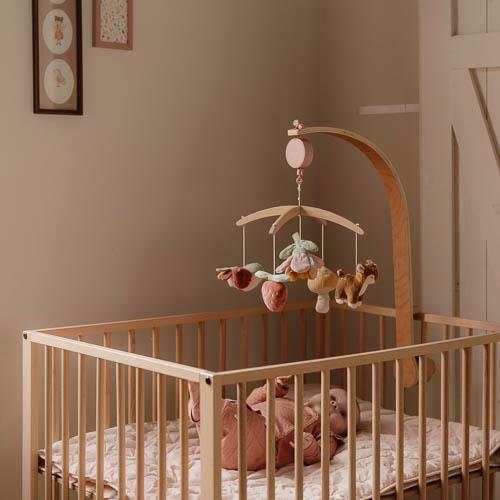 Wooden Music Mobile - Pink - Fairy Garden  Wooden Music Mobile - Pink - Fairy Garden